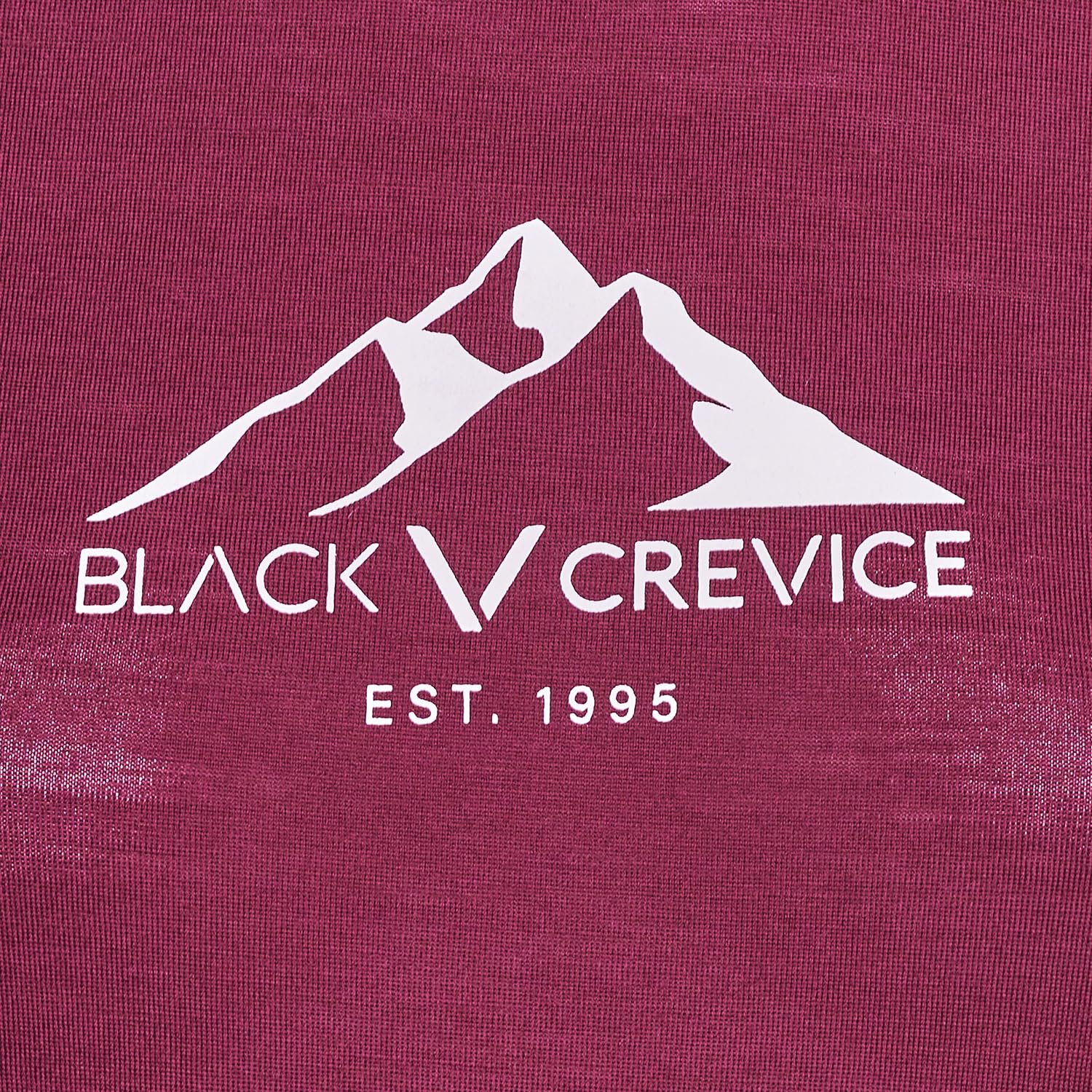 Black Crevice T-Shirt mérinos Femme I T-Shirt mérinos de Haute qualité I 70% Laine mérinos & 30% Polyester (PES) I T-Shirt mérinos Femme thermorégulateur I T-Shirt sans mulesing Femme