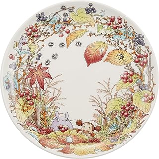 T50116A/4660-6 My Neighbor Totoro Plate 9.1 inches (23 cm), Chicken Thorns, Microwave Safe, 1 Piece