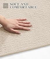 Vista 7 de chakme Bathroom Rug Sets 2 Piece, Ultra Thin Bath Rug Set Quick Dry Bath Mat, Absorbent Bath Mat for Bathroom Non Slip Machine Washable