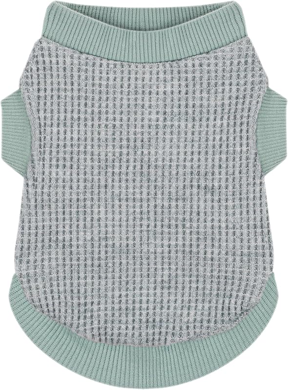 Camisa para cães pequenos Paiaite, modelo sem mangas e tecido elástico, Verde, Tamanho XX-Large