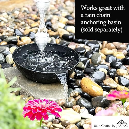 Miniatura 9 de Copas de goteo de aluminio de 8.5 pies, para reemplazar la canaleta de techo, con kit de instalación, colector de agua de lluviadesviador de agua,