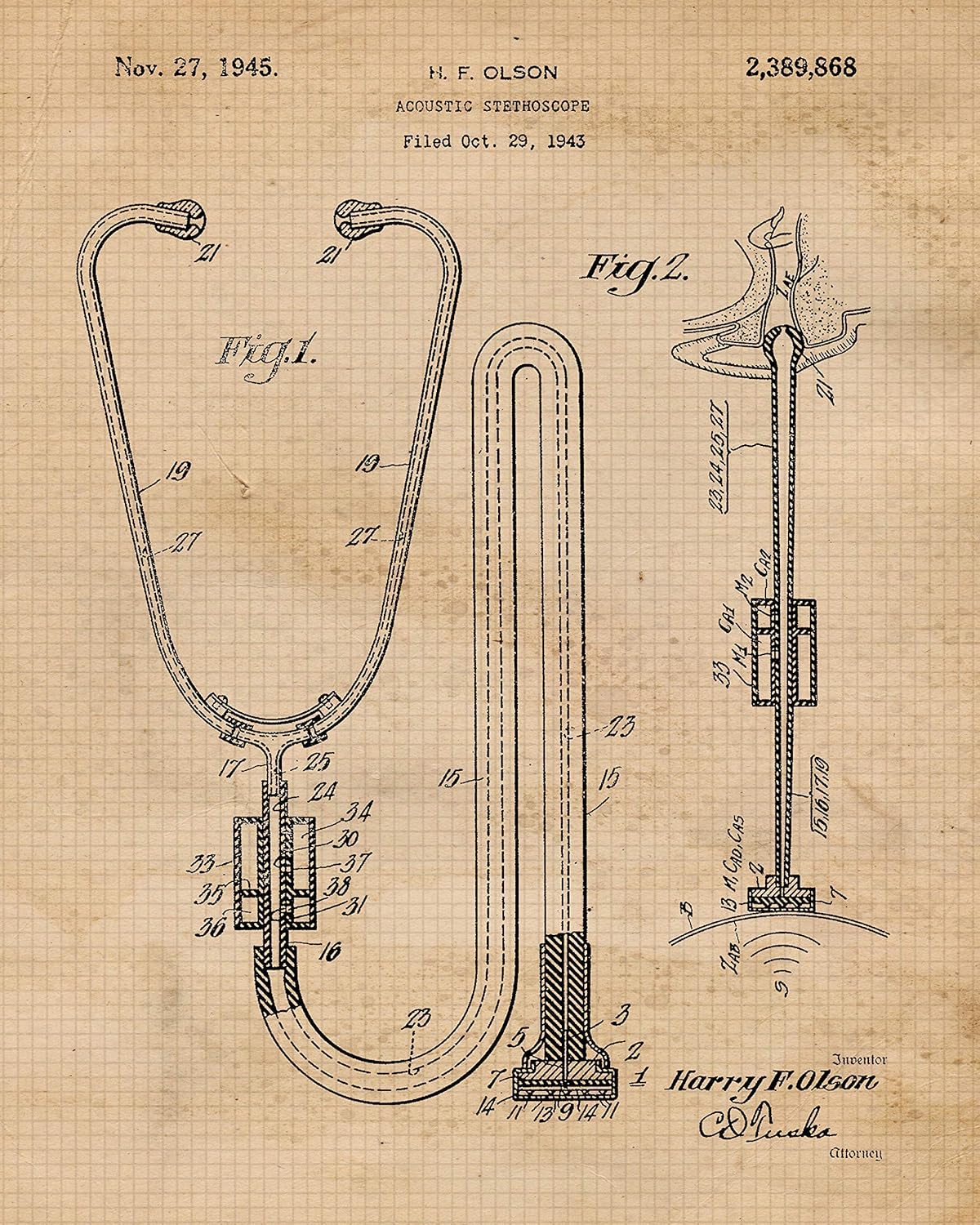 Vintage Medicine Patent Prints, 6 (8x10) Unframed Photos, Wall Art Decor Gift for Home Health Office Work Garage Man Cave College Student Teacher School Nurse Technician Doctor ER Pharmacist Caregiver