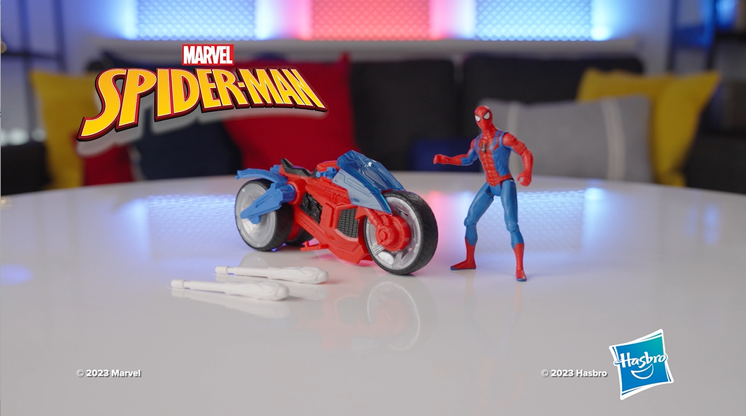 Groene Symbiote Hydro-Wings boxset, beeldje van 10 cm met voertuig
