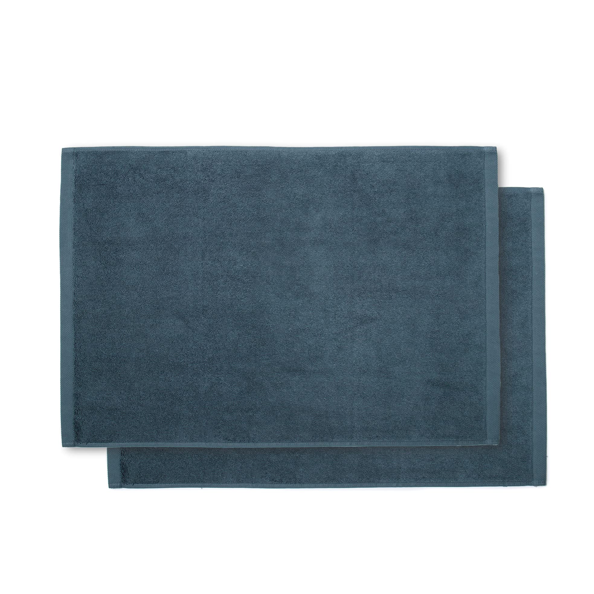 MISSUNA 2er Set Badematten 50x70 Cm - 100% Bio-Baumwolle GOTS Zertifiziert Aus Portugal