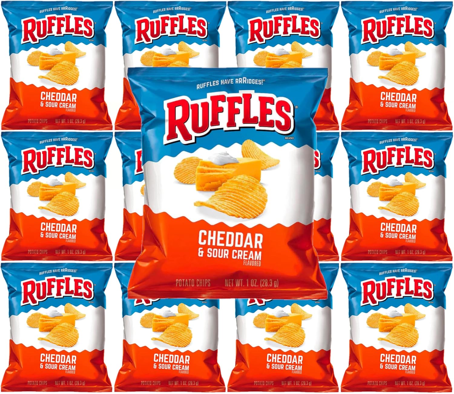 Ruffles Cheddar and Sour Cream Potato Chips, 1oz Thailand Ubuy