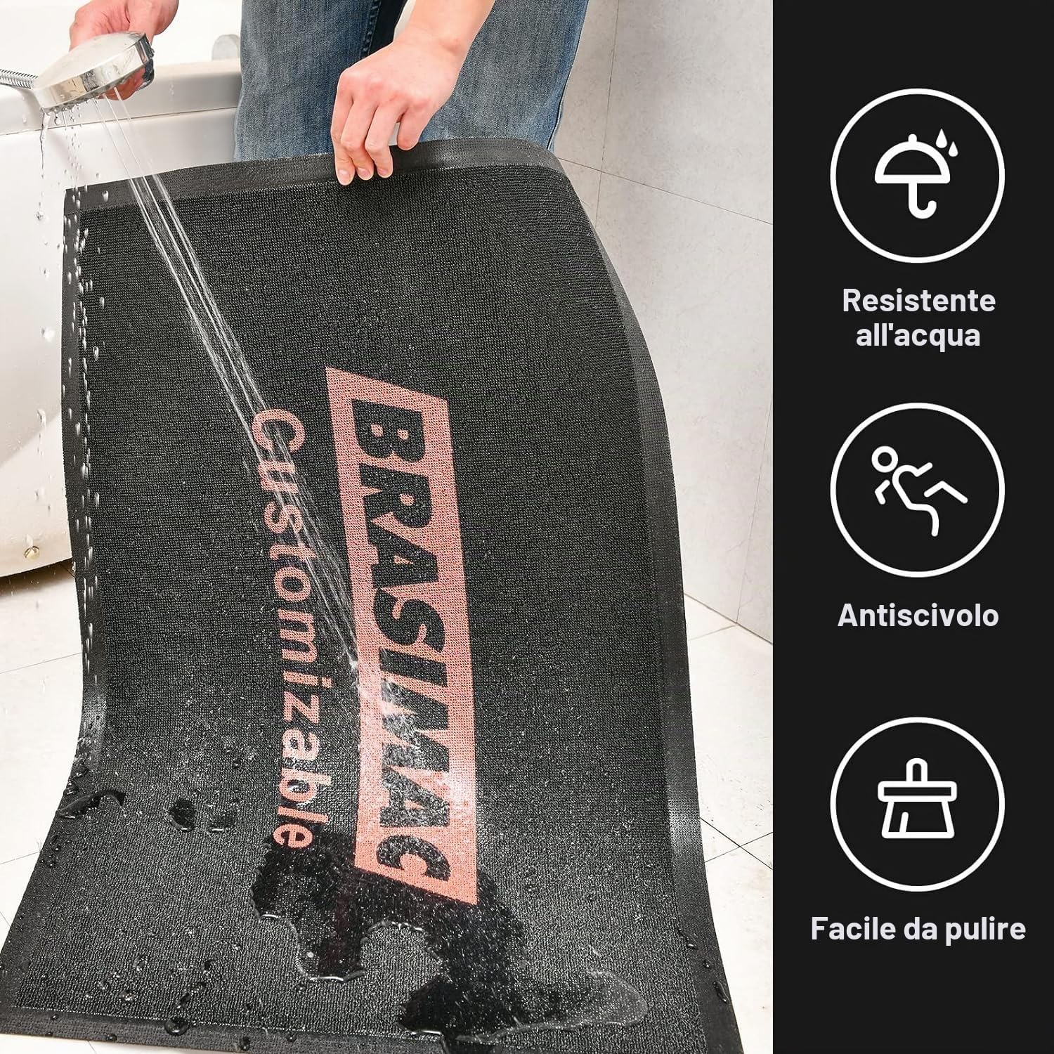 HARVEST HOUSE Ingresso Zerbino Commerciali Personalizzati con Logo | Zerbino Ingresso Esterno Interno Personalizzato, Zerbino da Esterno Interno/Esterno Lavabile