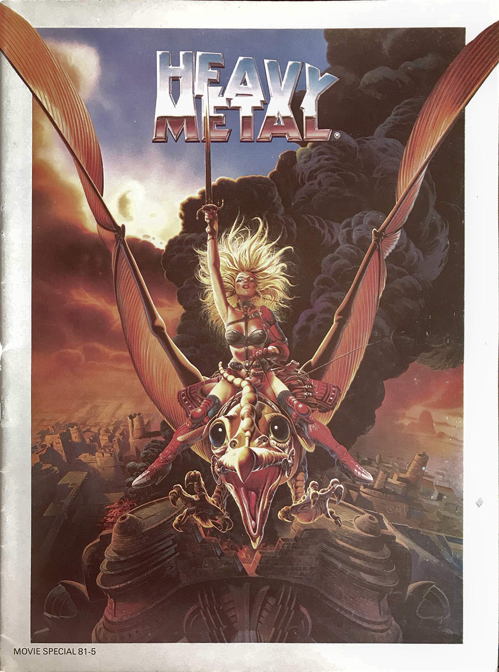 Amazon.com: HEAVY METAL MOVIE PROGRAM- 9x12 - SHIPS FLAT - 1981