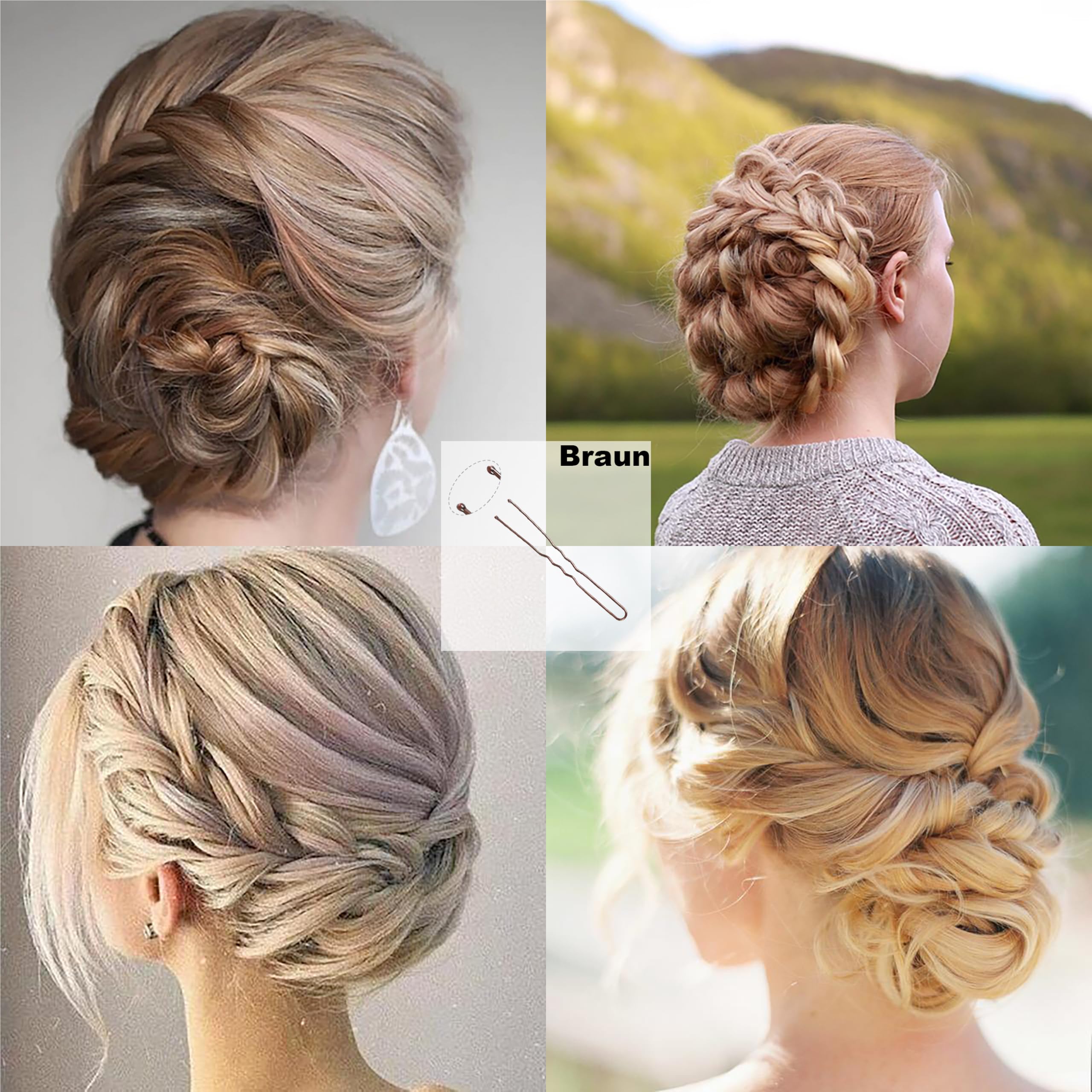 Hair Grips U Shaped 100 Pcs - Image 3