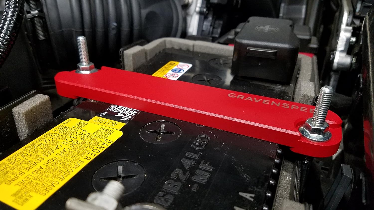 CravenSpeed Battery Tie-Down for Mazda ND MX-5 Miata 2016-2025 | Made from Lightweight Aluminum | Strong and Secure | Machined and Powdercoated in the USA