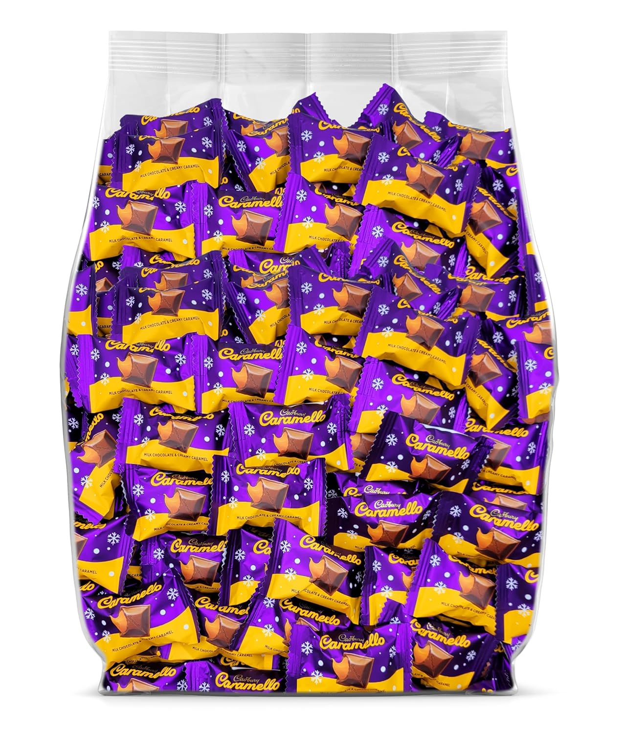 CadburyCaramello Miniatures Easter Candy - 55 Pieces Bulk Caramello Candy Bars Individually Wrapped Chocolate Candy Miniature Bars - Caramello Miniatures Bulk Candy - 55 Pieces