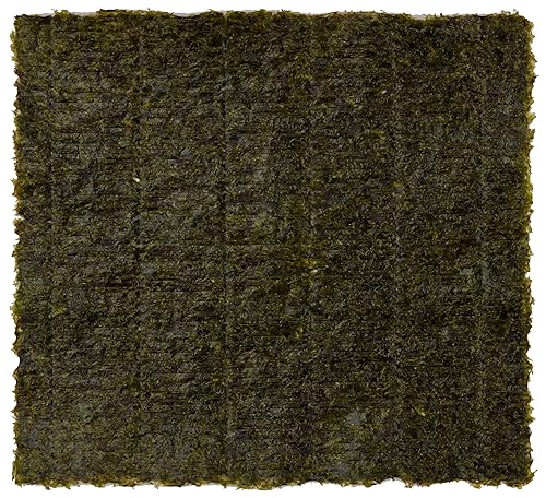 Miniatura 7 de DAGAGAM Sushi Nori orgánico, algas tostadas dos veces, 50 hojas, producto de Corea, USDA, vegano, sin OMG, sin gluten, fibra dietética