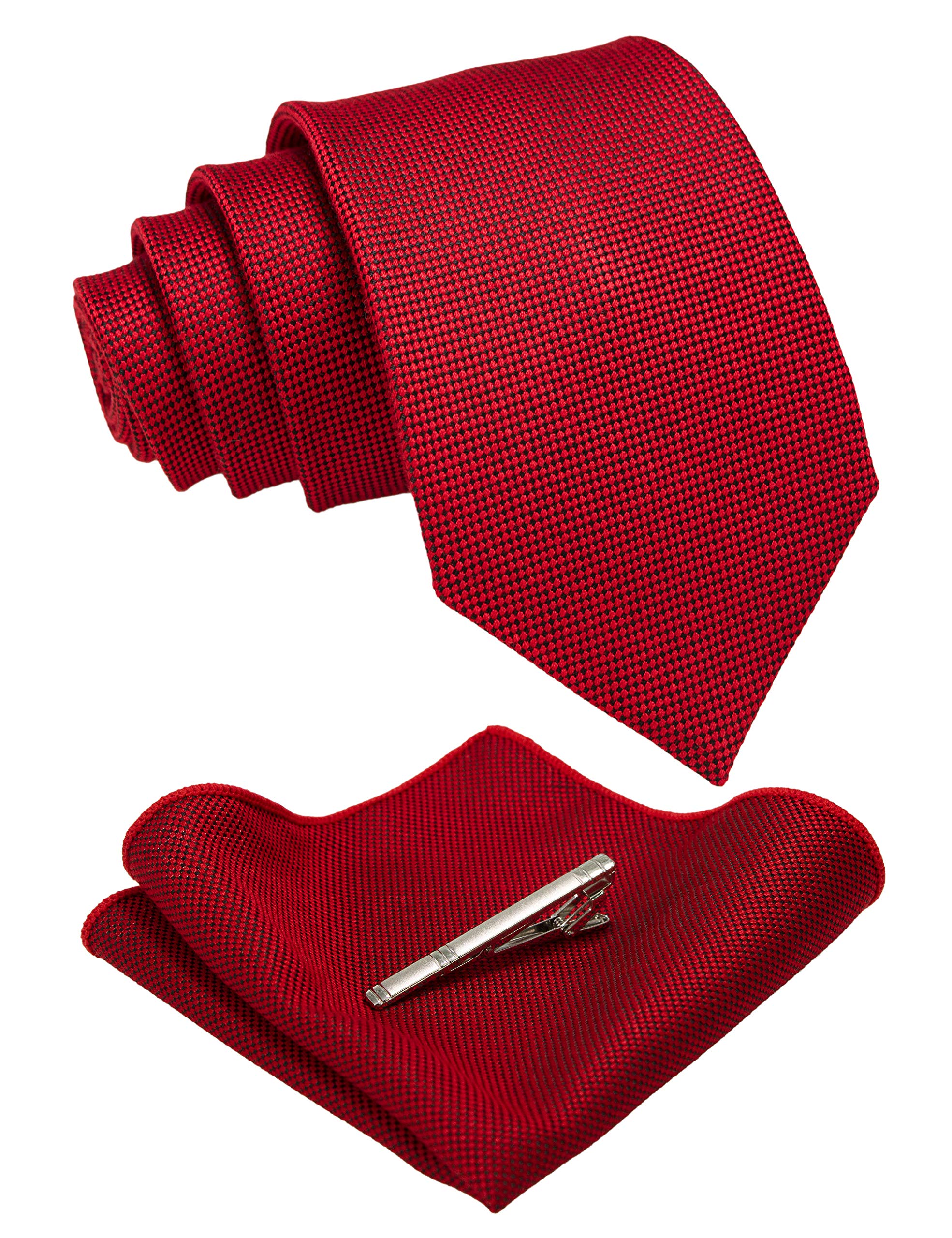 red tie clips