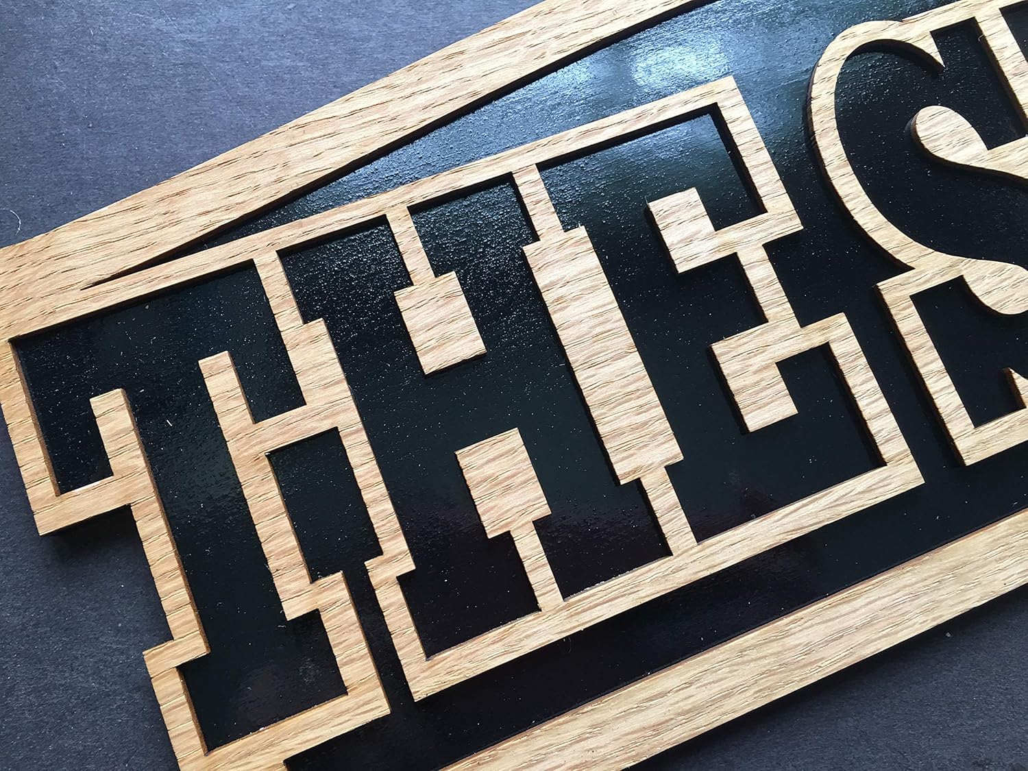 The Shop Sign - Wooden Sign 15.5"X6.25"