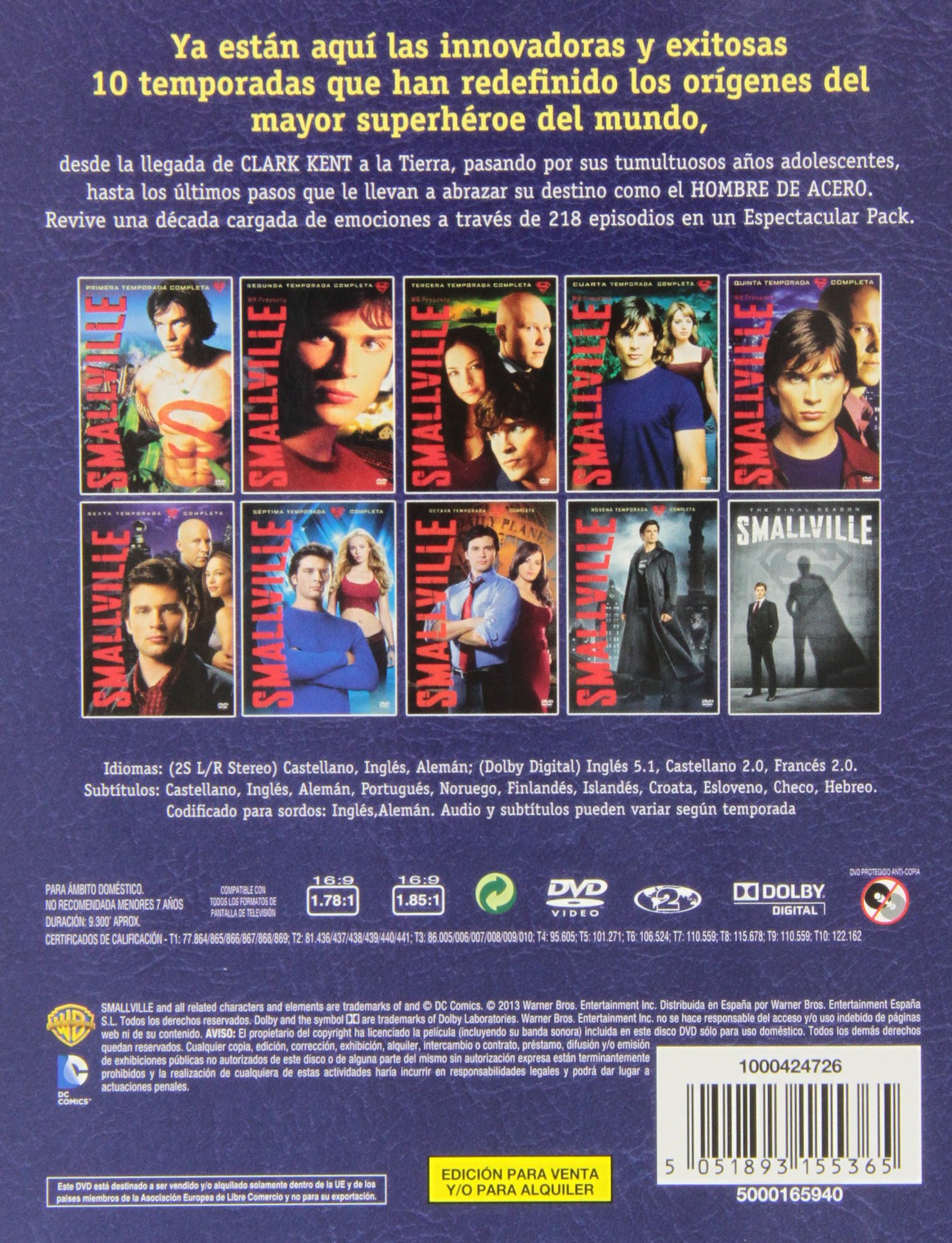 Smallville: La Serie Completa [Importato Spagna]