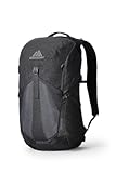 Nano 24L Unisex Day Hiking/Commuter/Active Travel Backpack, Breathable Backpanel, Hydration Port, One Size Fits All, Obsidian Black