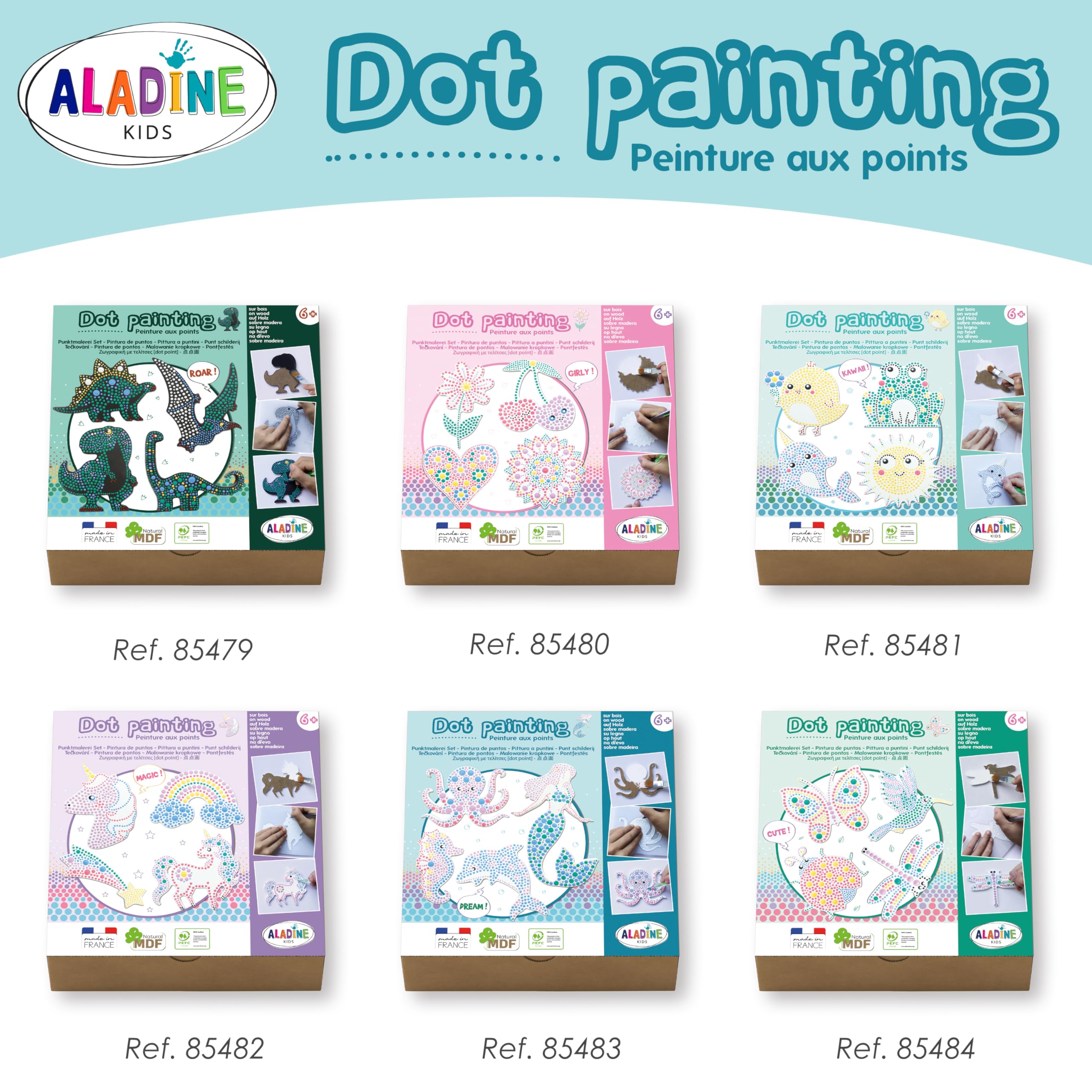 Aladine – Estuche de sirena, certificado PEFC 100%