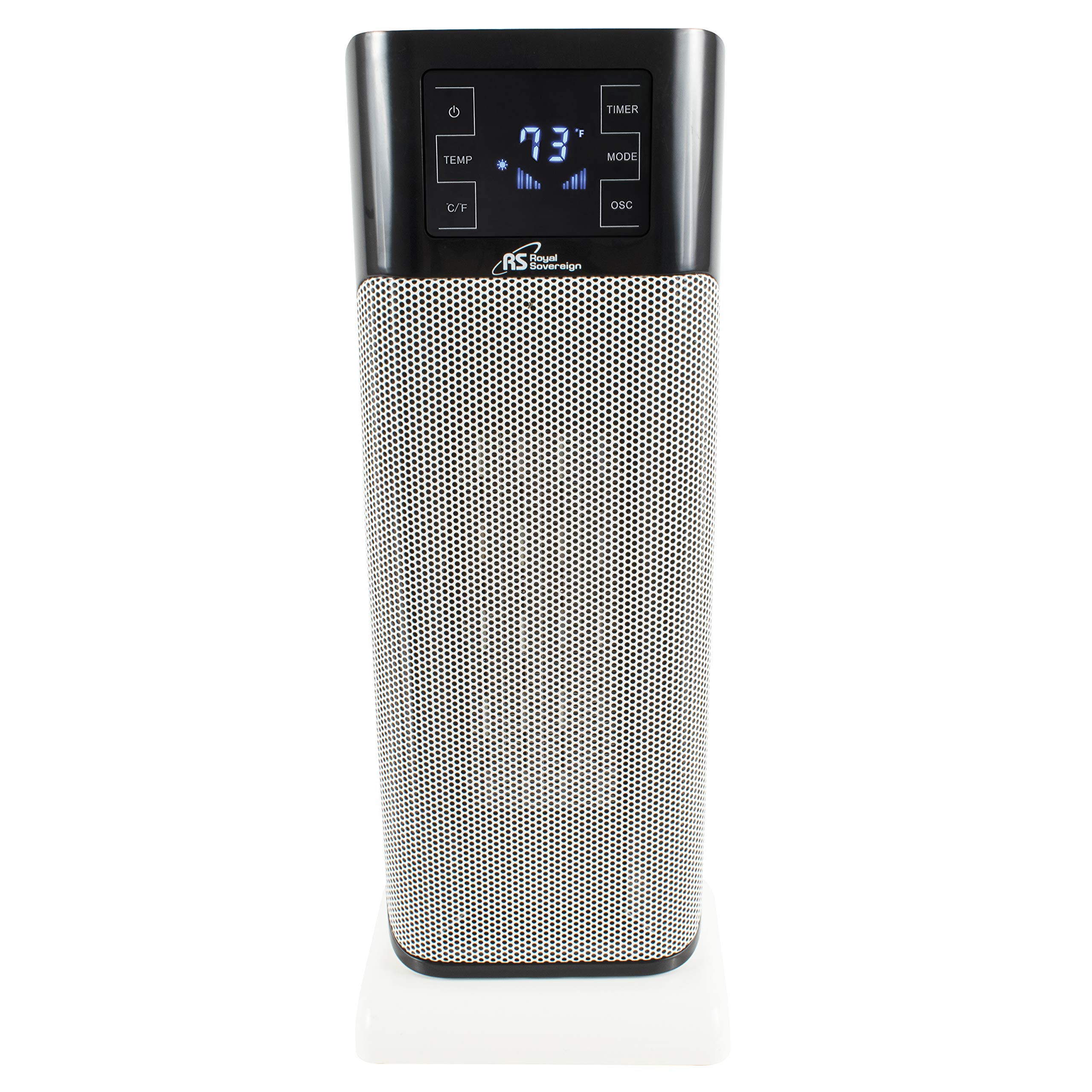 Amazon.com: Royal Sovereign 22” Digital Oscillating Ceramic Tower Heater  (HCE-220), White : Home u0026 Kitchen