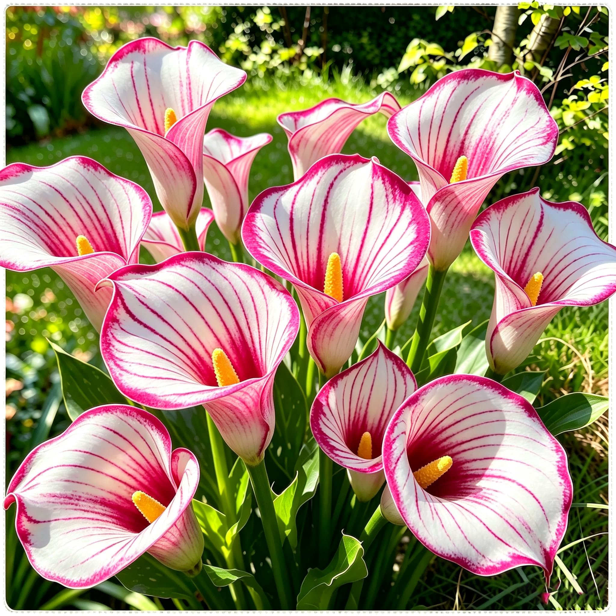 Graceful Calla Lily Bulbs UK in Bulk- Hardy Perennial Splendor for Breathtaking Garden Displays-2 Bare Root -Color-C