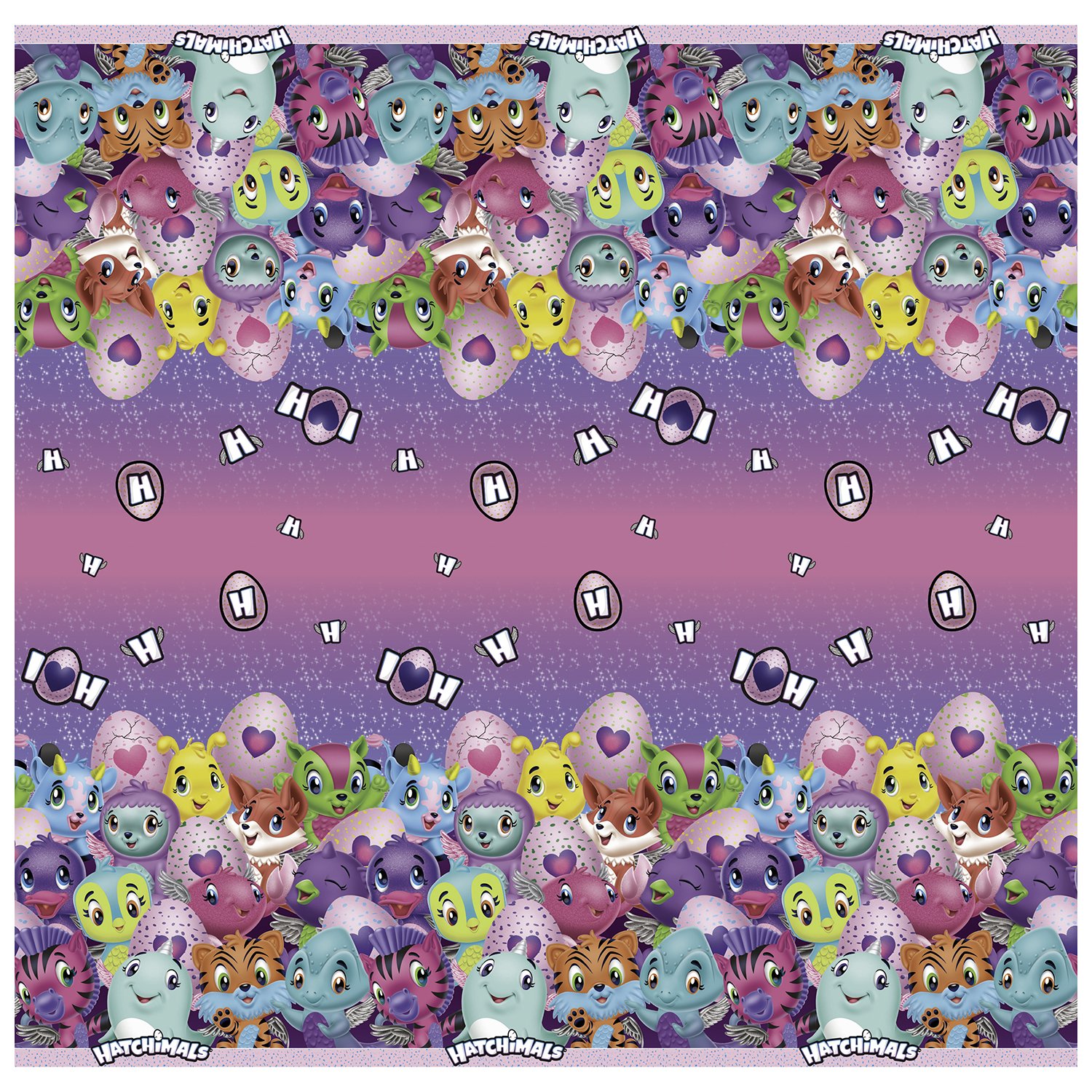 UniqueHatchimals Rectangular Plastic Tablecover - 1 Pc