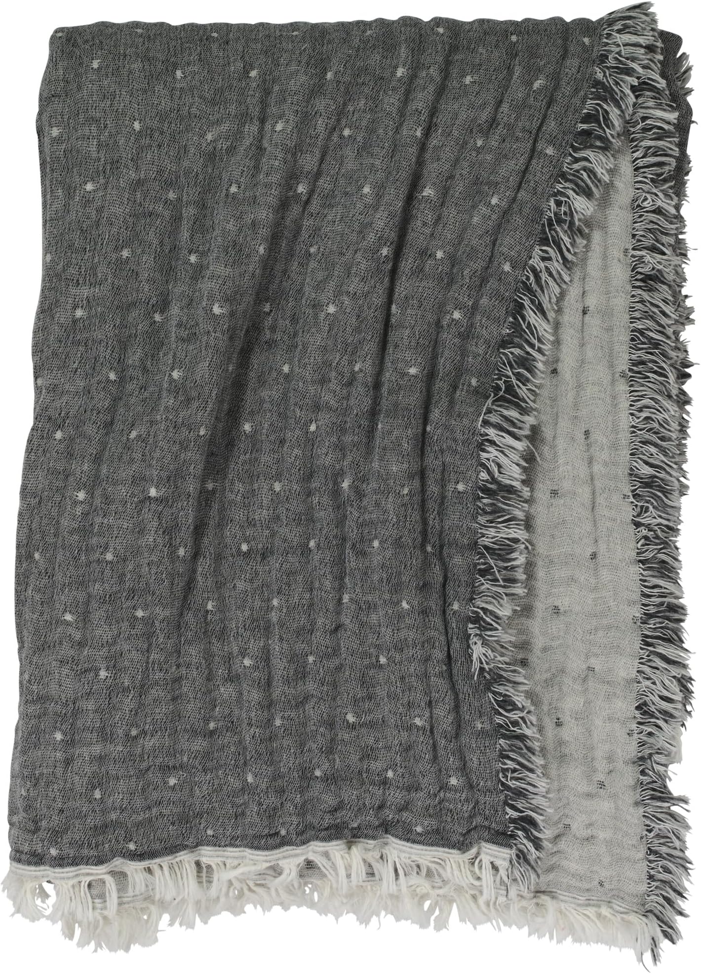 Johanna Howard Cozi Throw - Charcoal/Heather Grey