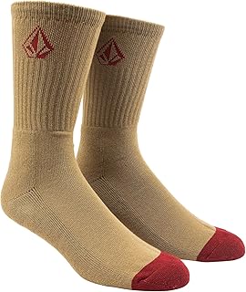 【ボルコム VOLCOM ソックス】FULL STONE SOCKS【クルー丈】NO31 (DKA(カーキ))