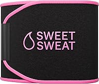 Sports Research Sweet Sweat Waist Trimmer Core Series - Premium Neoprene Sweat Belt for Men & Women, Maximize Workouts & Core Toning
