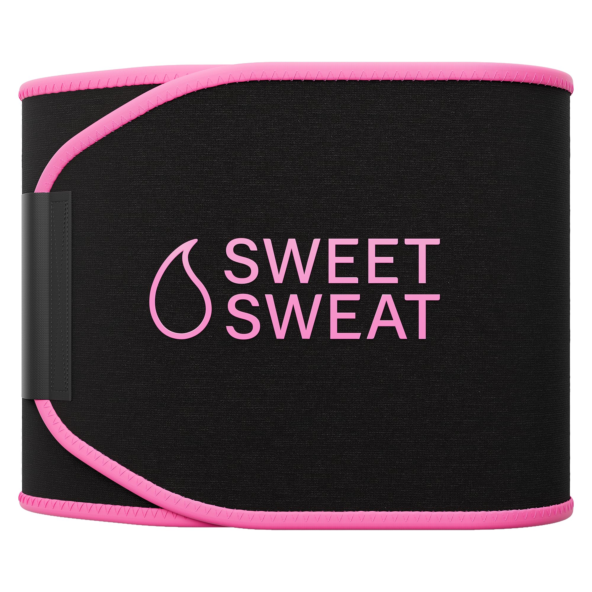 Sweet Sweat Waist Trimmer for Women and Men - Sweat Band Waist Trainer for High-Intensity Training & Workouts, 5 Sizes