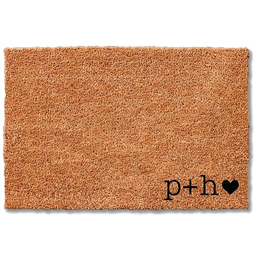Custom Doormat Family Name  Personalized Doormat  Housewarming Gift  Closing Gift  Welcome Mat  Wedding Gift (Couple Initials)