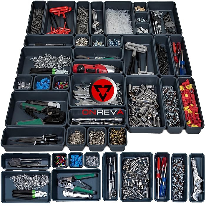 Buy Toolbox Drawer Organizer Tray Set for Rolling Tool Box Cart