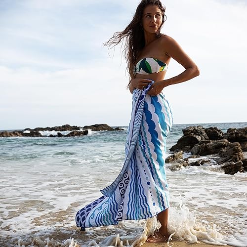 Miniatura 7 de Elite Trend - Toallas de microfibra de secado rápido, para camping, deportes, playa, mochileros, yoga o gimnasio, toalla de viaje con bolsa suave,