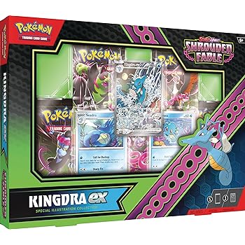 Pokémon TCG: Scarlet & Violet-Shrouded Fable Kingdra ex Special Illustration + 5 Booster Packs