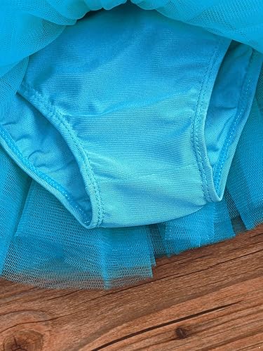 Miniatura 4 de iiniim Camisola de lentejuelas para niñas y niñas, vestido tutú de ballerina, leotardo de bailarina, trajes de baile