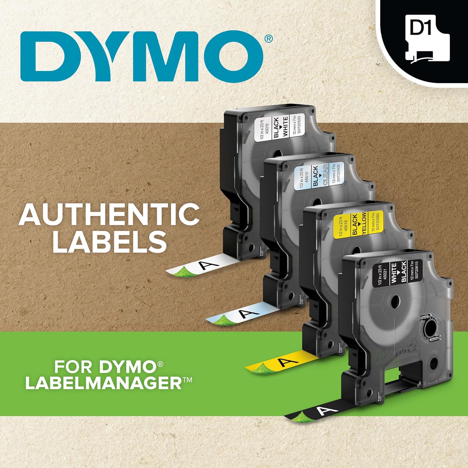 DYMO D1 label tape cartridges