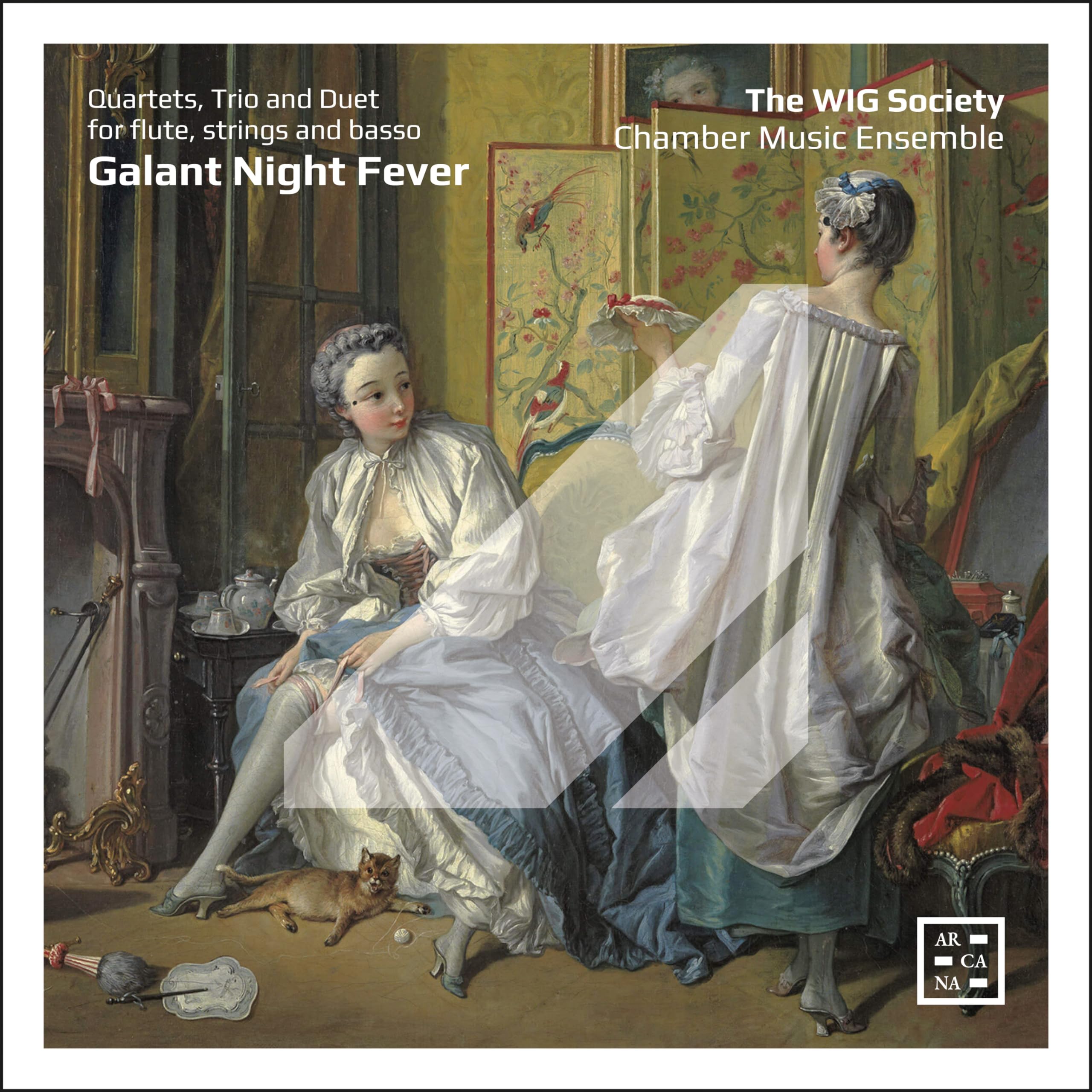Galant Night Fever. Quartets, Trio and Duet for flute, strings and basso