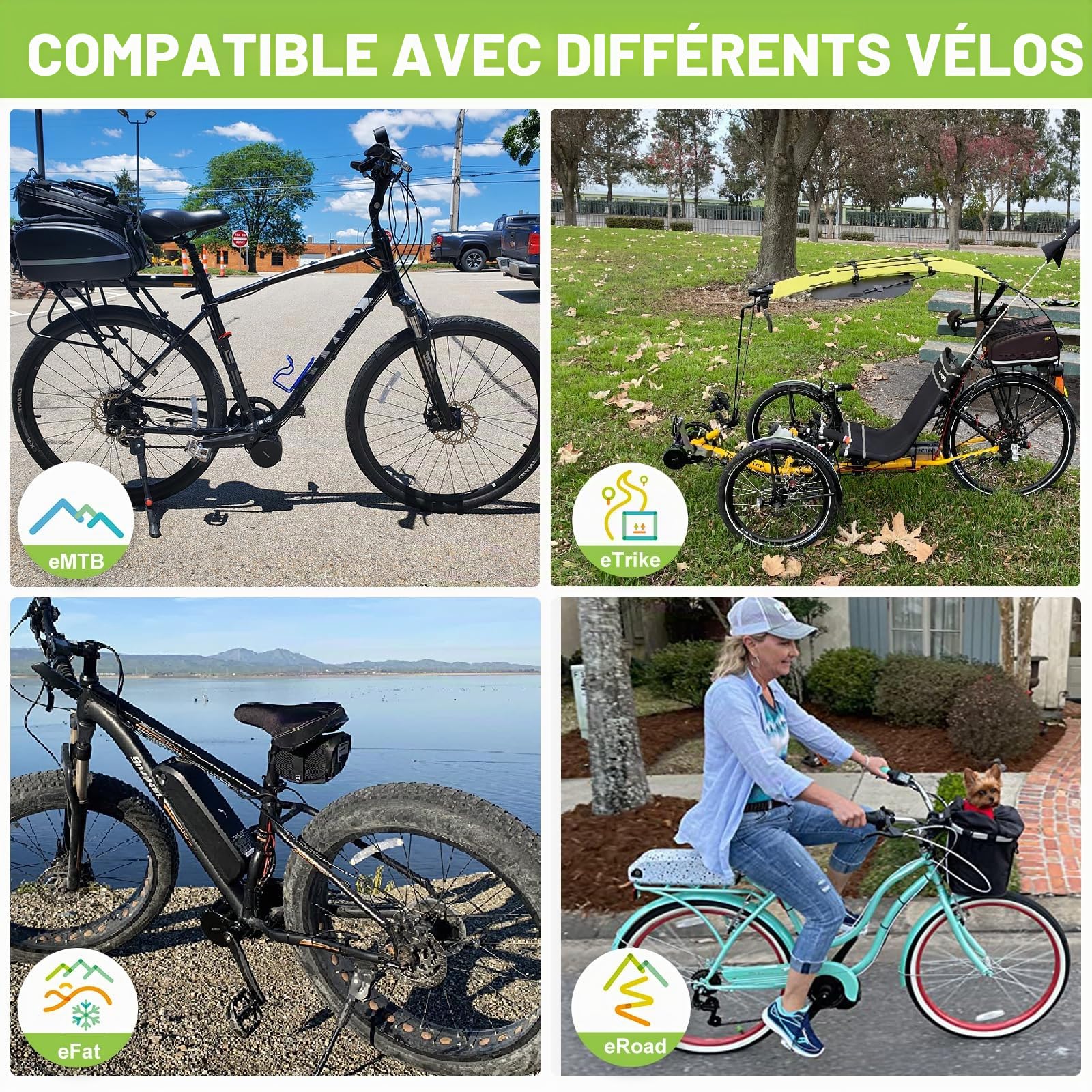 BAFANG 48V-1OOOW BBS-HD G320 Kit Conversion pour vélo électrique 48V 52V