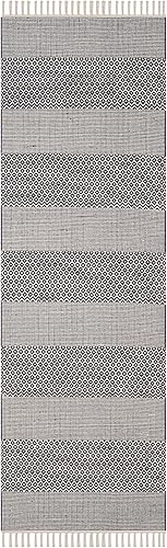 Vista 111 de Safavieh., Algodón, Marfil/Gris Acero