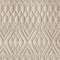 Vista 8 de akkialla King/Cal King Size Quilt Bedding Set,Beige Lightweight Microfiber Soft Bedspread,Modern Style Geometric Pattern Coverlet Set for All