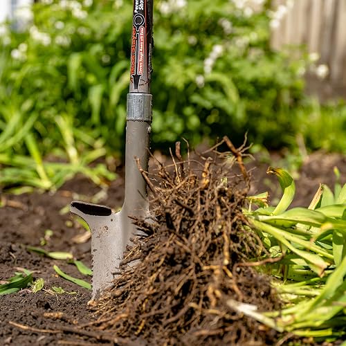 Radius Garden 23311, Root Slayer Perennial Shovel, Red - 5