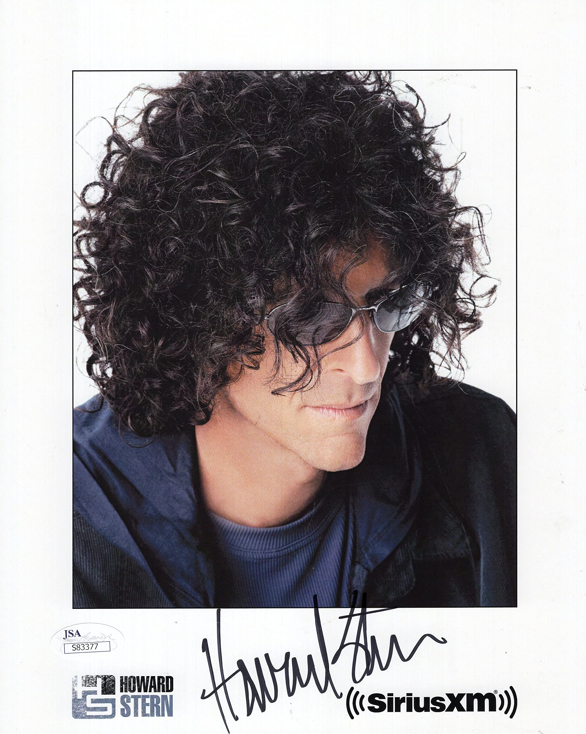 HOWARD STERN AUTOGRAPHED 8x10 COLOR PHOTO+JSA AWESOME+RARE
