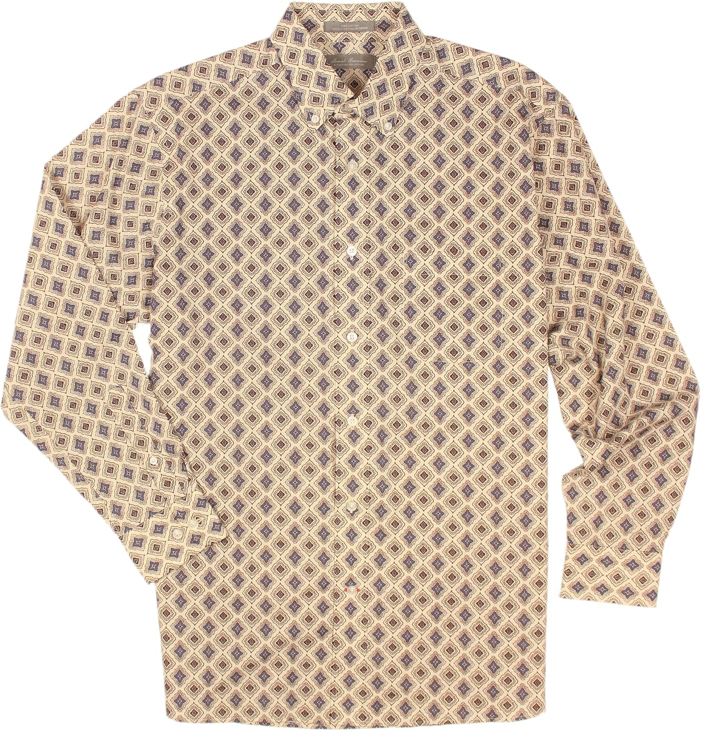 Cremieux Daniel Signature Collection Premium Cotton Men's Long Sleeve Shirt, Regular Sizes