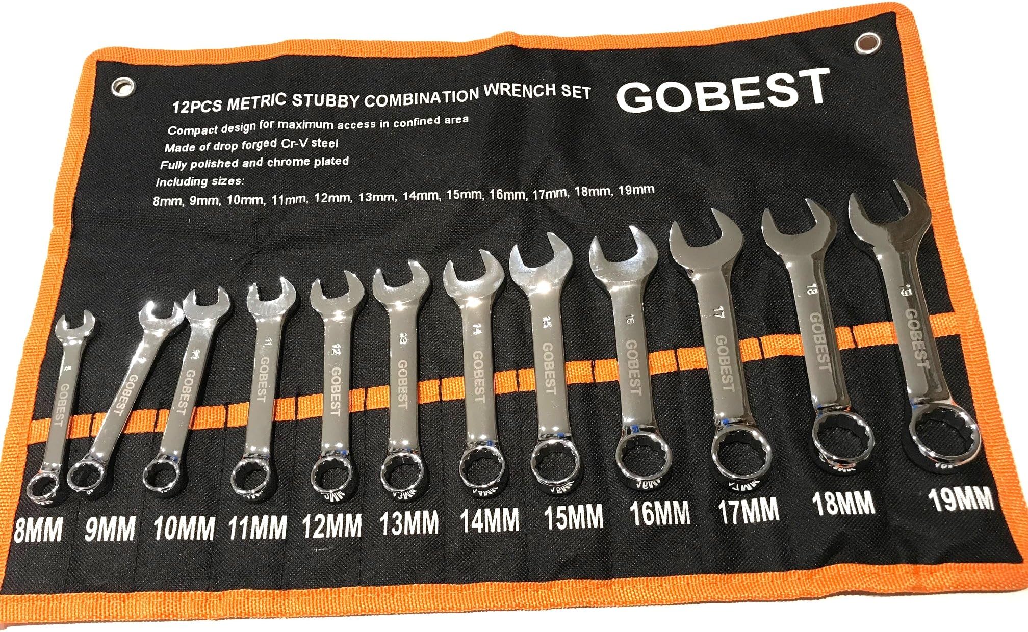 Jeu De Clés Mixtes KS Tools 7 Pièces - Pouce, Chrome, Angle 15°, Système FlankTraction