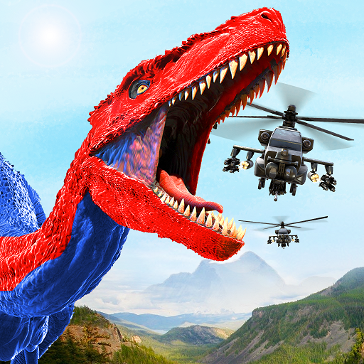 Helikopter der US-Armee, Jurassic-Dino-Jagd, Gunship-Schießen, Dinosaurier-Jagd – Kriegsstadtkampf, kostenlose Spiele für Kinder