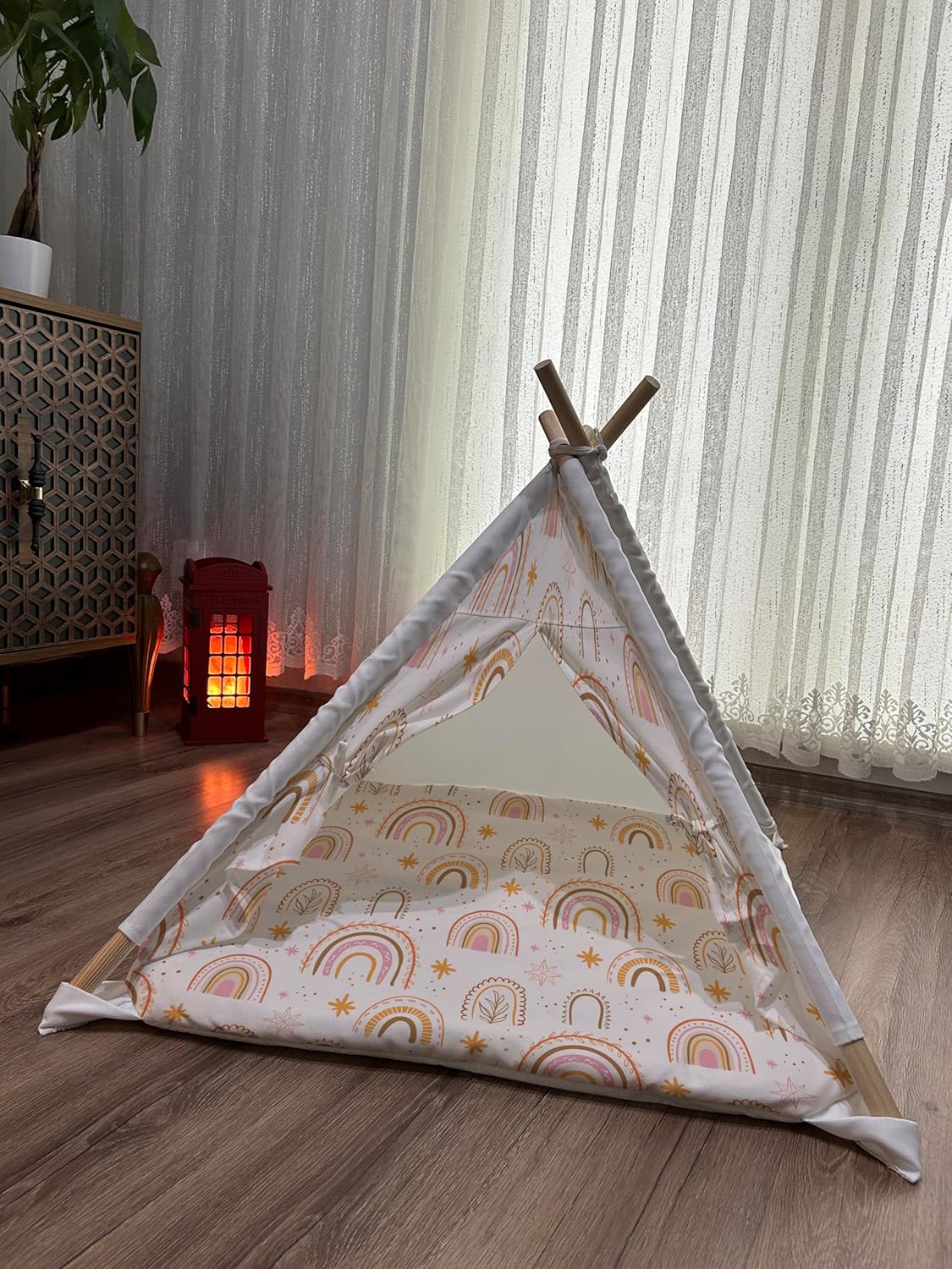 Pet Tent, pet Teepee, cat Teepee, Dog Teepee, cat House, Dog House, Teepee for Pets 34