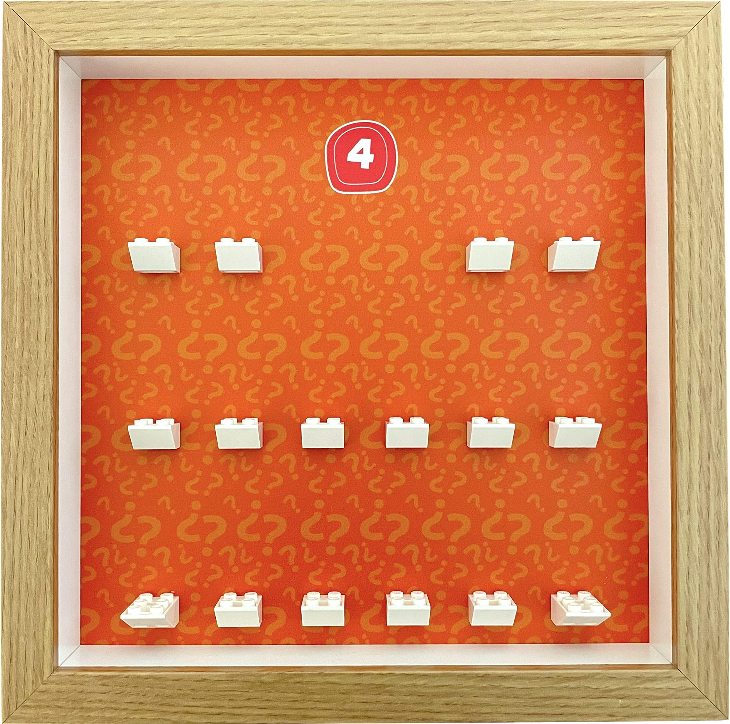 FRAMEPUNK Display Frame, compatible with LEGO® Minifigures Series 4 8804