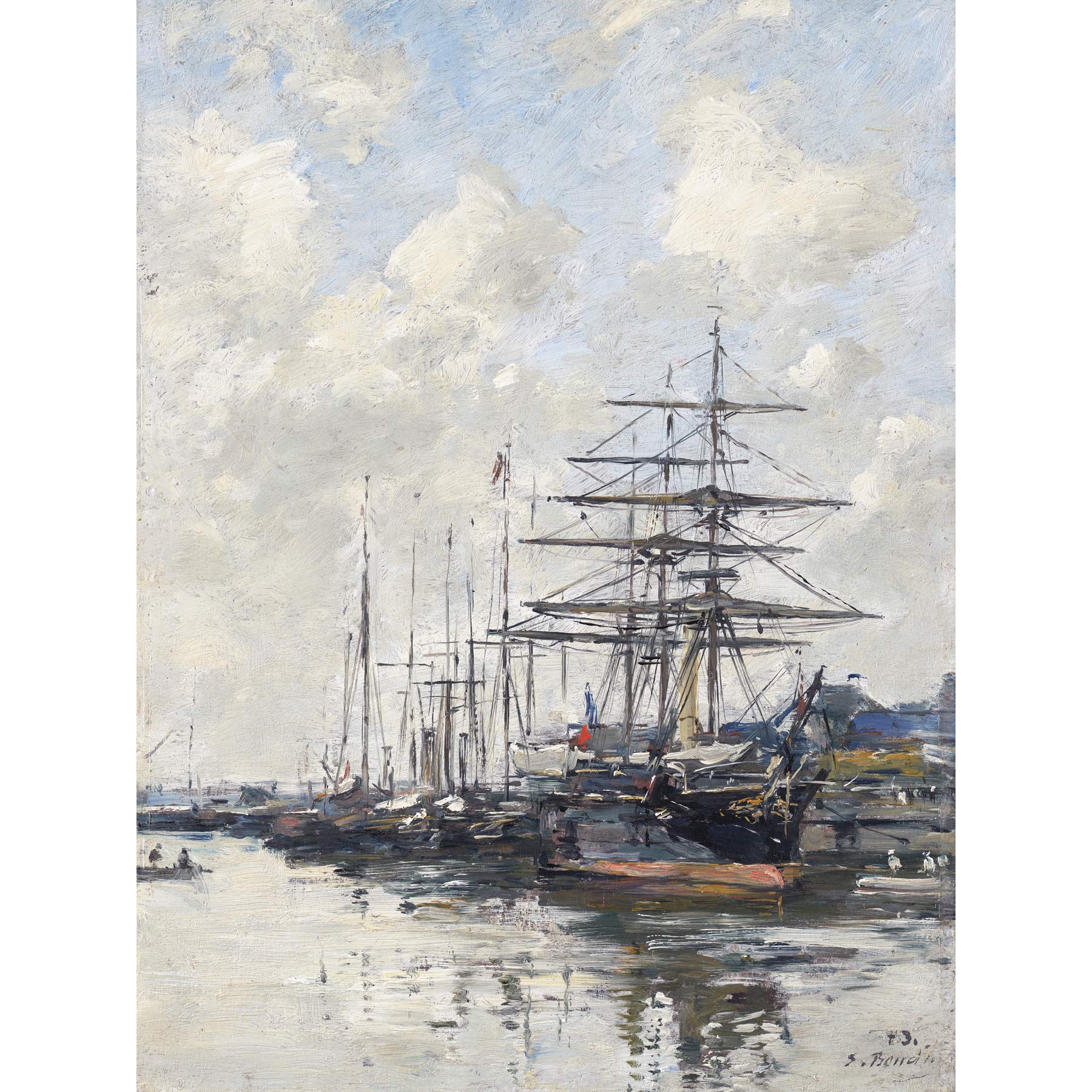 絵画 Eugene Boudin 絵画 Eugene Boudin ファイル:Eugène Boudin - Beach of Trouville