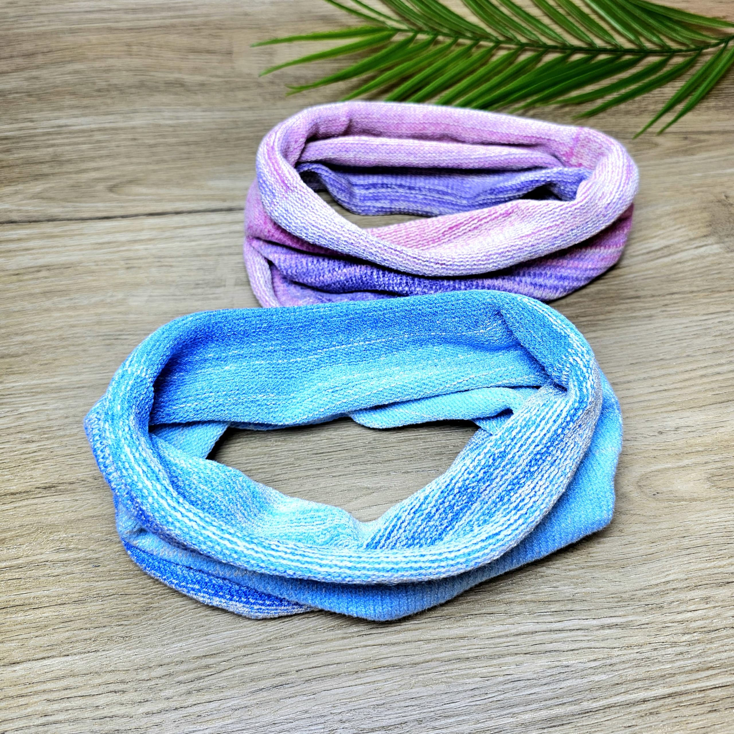 Amazon.com : Nutty Natte 2PCS Handmade Wide Tube headwrap  display picture 2