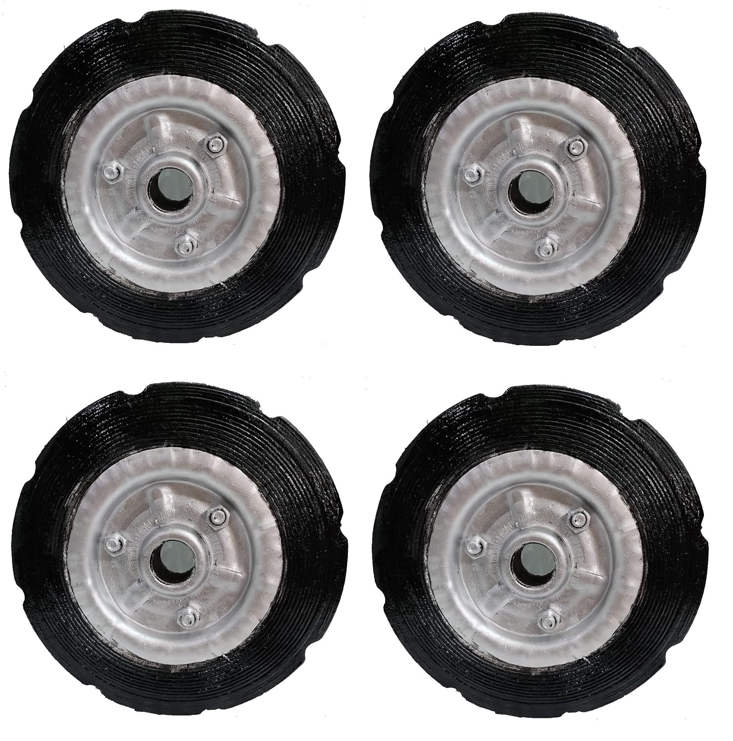 Tanishka Creations Trolley Wheels Heavy Duty Diesel Engine Pumping Set Trolley Wheels (8