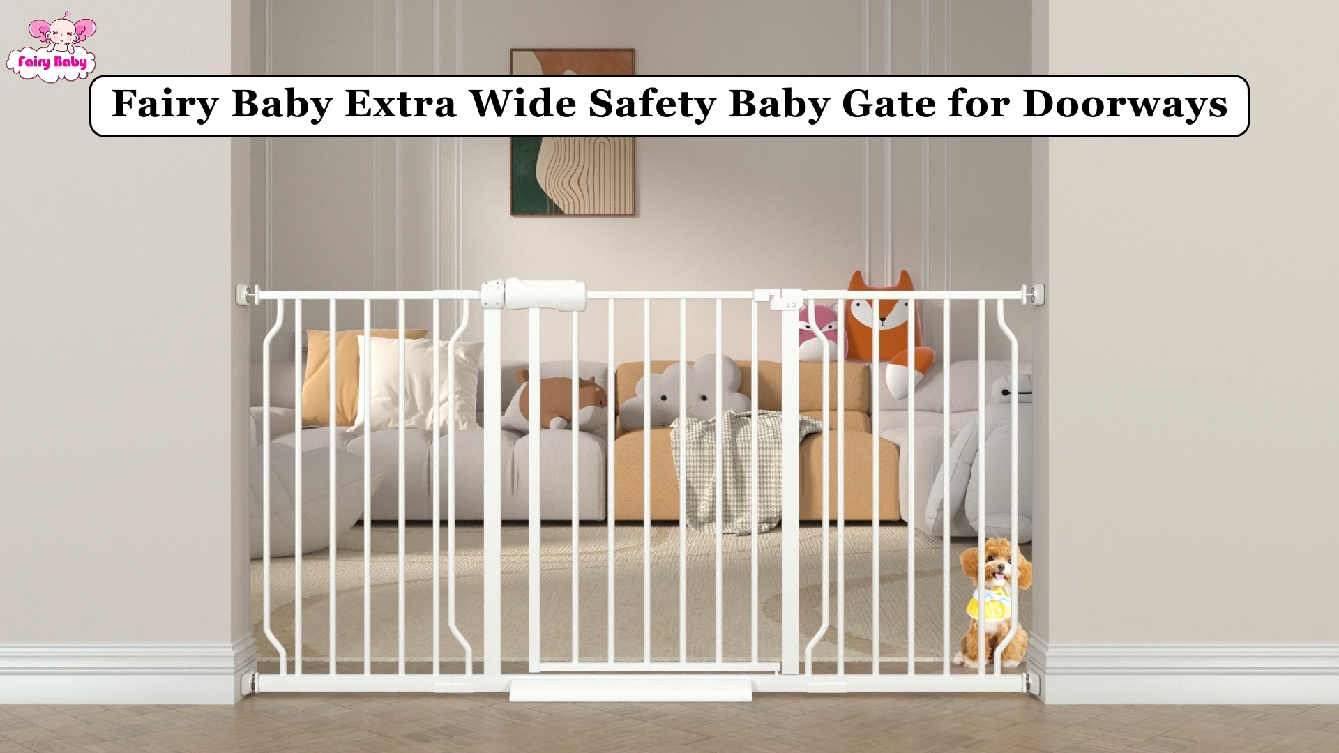 Amazon.com: Fairy Baby Extra Wide Baby Gates 71.7-76.3 Inch, Auto