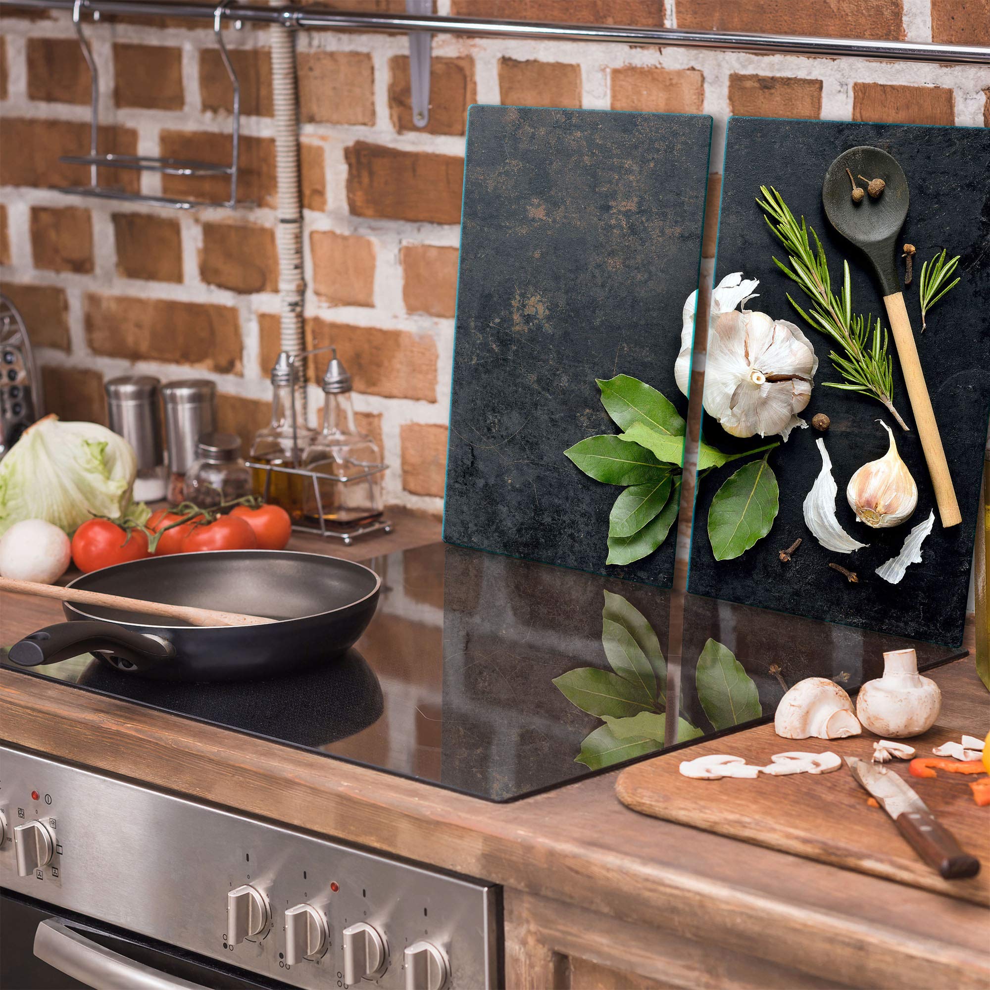 TMK - Placa Protectora De Vitrocerámica 90 X 52 Cm 1 Pieza Cocina Eléctrica  Universal Para Inducción, Protección Contra Salpicaduras Tabla De Cortar, image size:2000x2000