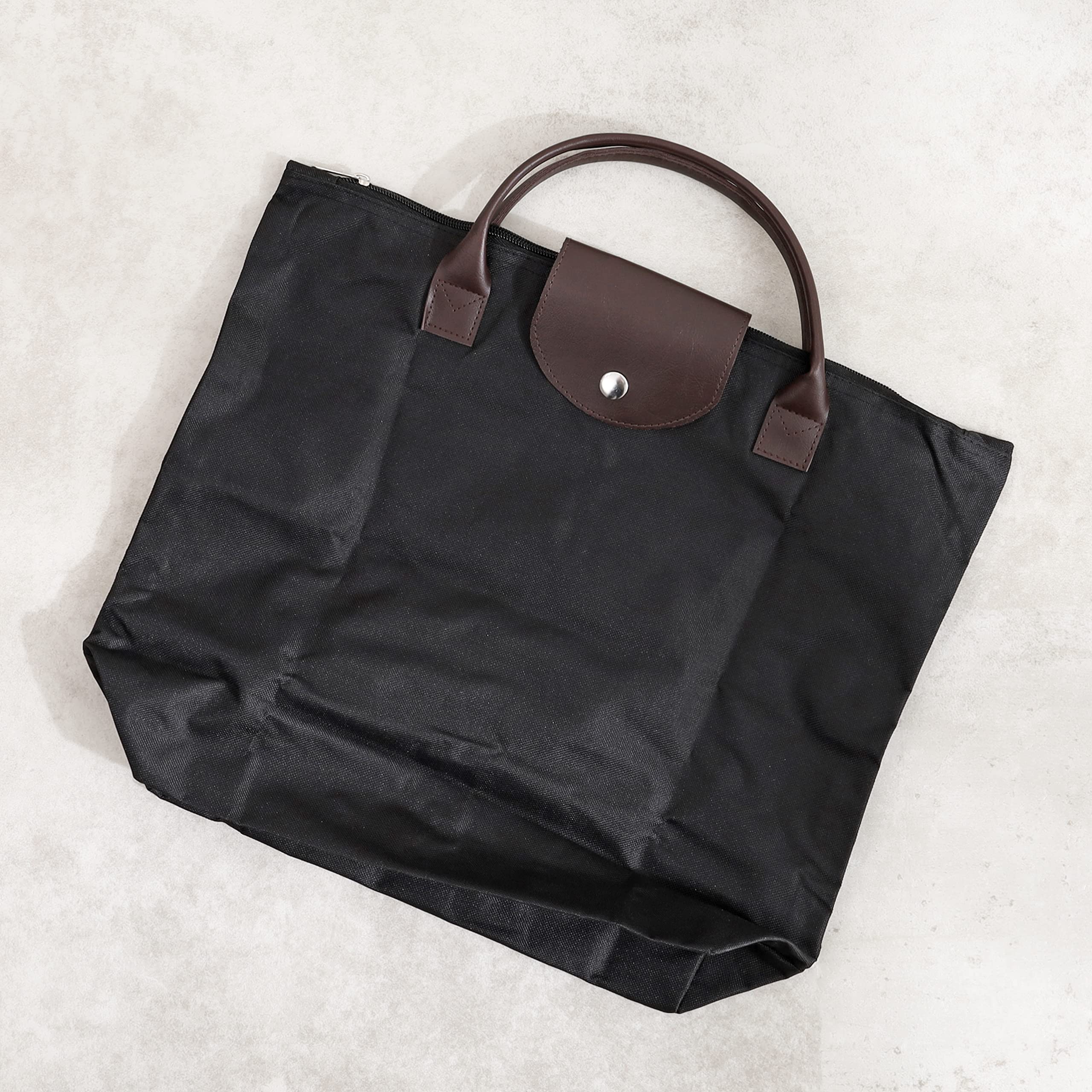 Amazon.co.jp: パール金属 折りたたみ トート エコバッグ ブラック